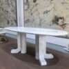Luxury Style Calacatta White Marble Dining Table