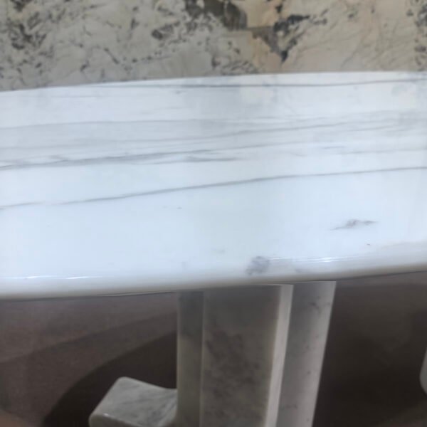 Luxury Style Calacatta White Marble Dining Table