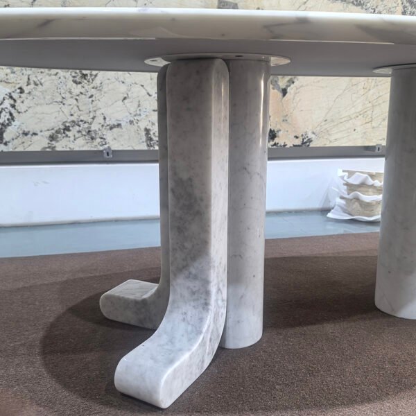 Luxury Style Calacatta White Marble Dining Table