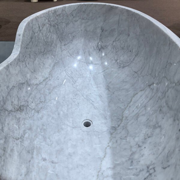Luxury Carrara White Marble Bathtub