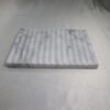 Home Decor Art Carrara White/Red Marble Wave Tray