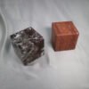 Red Travertine/Calacatta Storage & Candle Jars