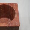 Red Travertine/Calacatta Storage & Candle Jars