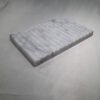 Home Decor Art Carrara White/Red Marble Wave Tray