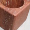Red Travertine/Calacatta Storage & Candle Jars