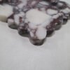Home Decor Wavy Edge Carrara/Emerald Marble/Travertine Square Tray
