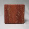 Red Travertine/Calacatta Storage & Candle Jars