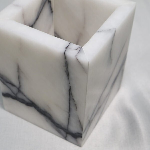 Calacatta/Onyx Storage & Candle Jars for Living Room Tabletop