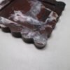 Home Decor Wavy Edge Carrara/Emerald Marble/Travertine Square Tray